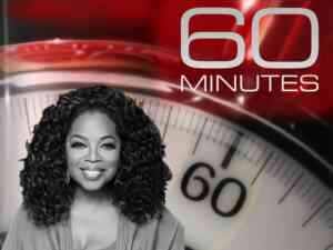 Oprah Winfrey makes an appearance on 60 Minutes