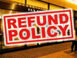 Broadway Refund Policy