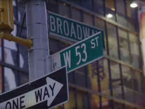 Broadway Street Sign NYC