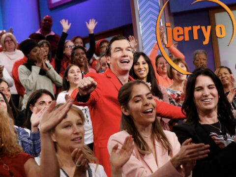 Jerry O'Connell in the audience during his new talk show Jerry O'