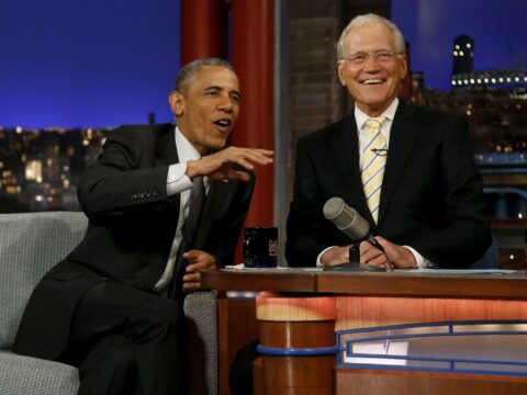 David Letterman and Obama