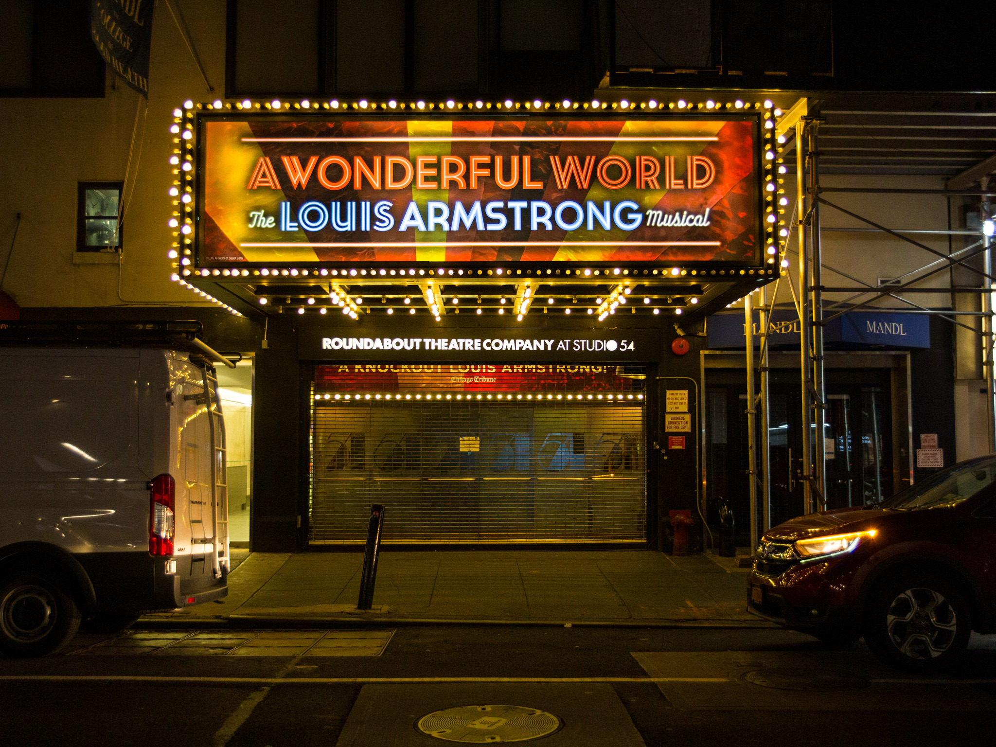 A Wonderful World Marquee