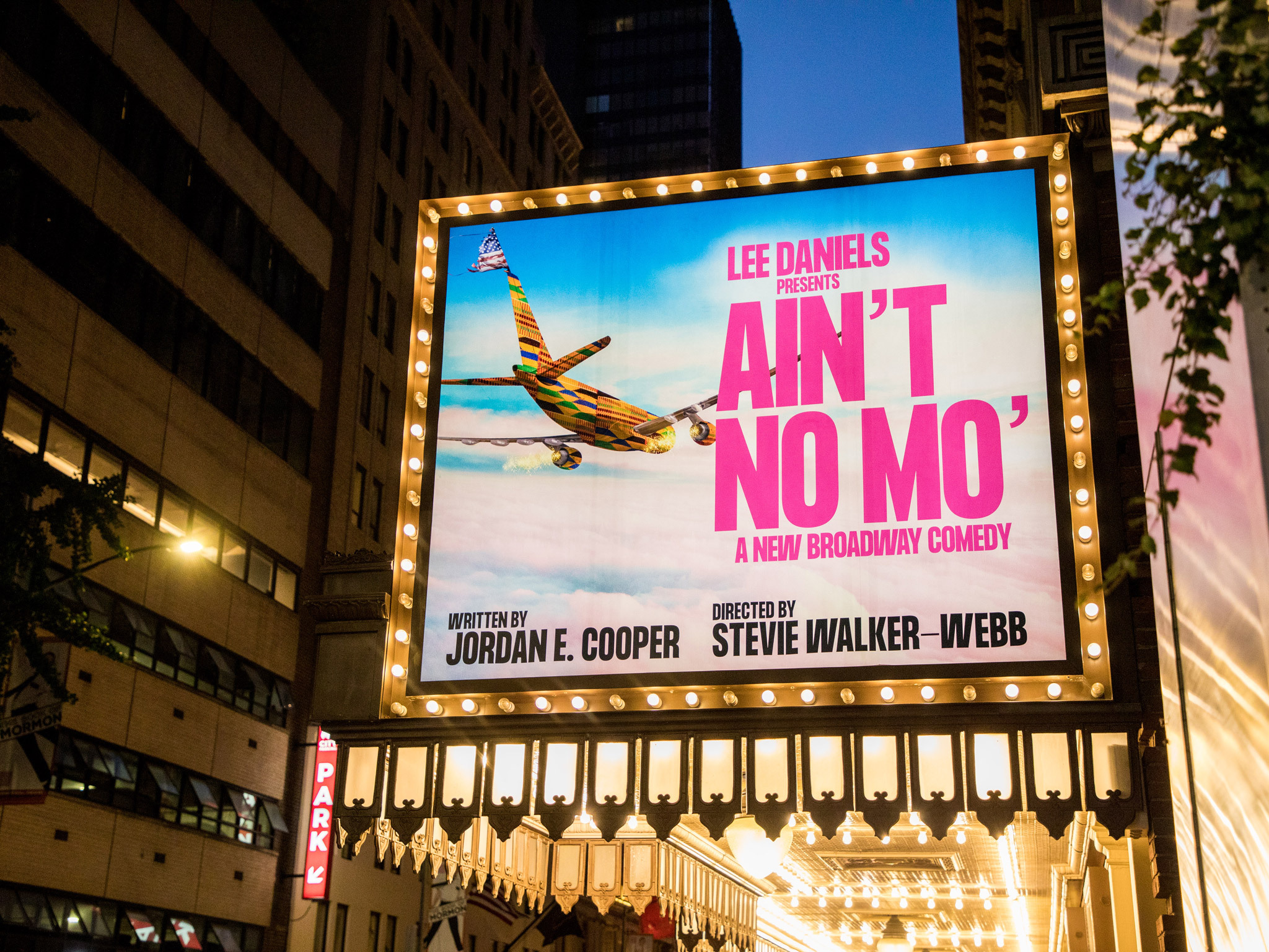 Ain't no mo' Marquee at the Belasco Theatre in NYC