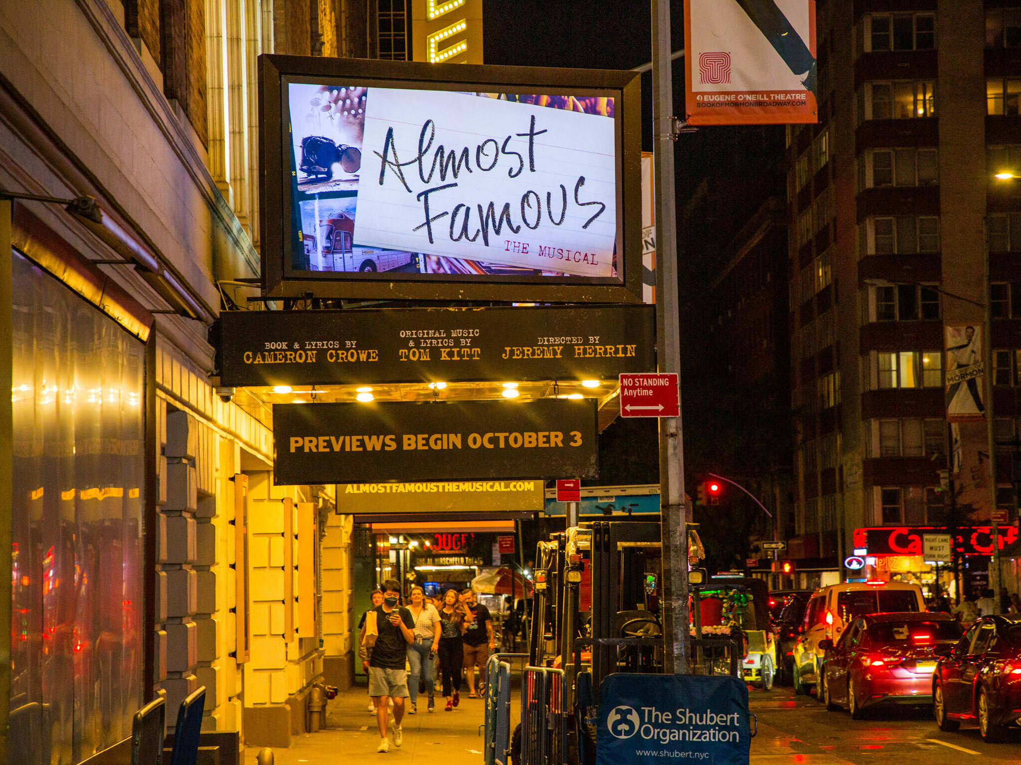 Almost Famous on Broadway at the Bernard B Jacobs Theatre