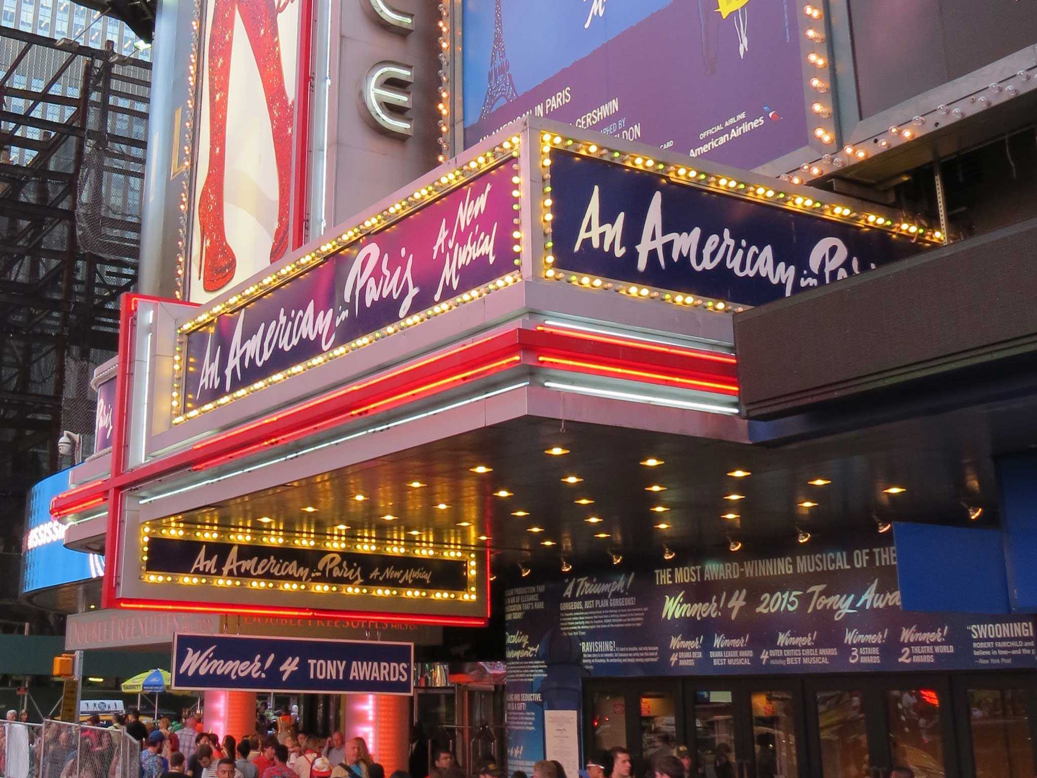 An American in Paris Broadway Theatre Marquee