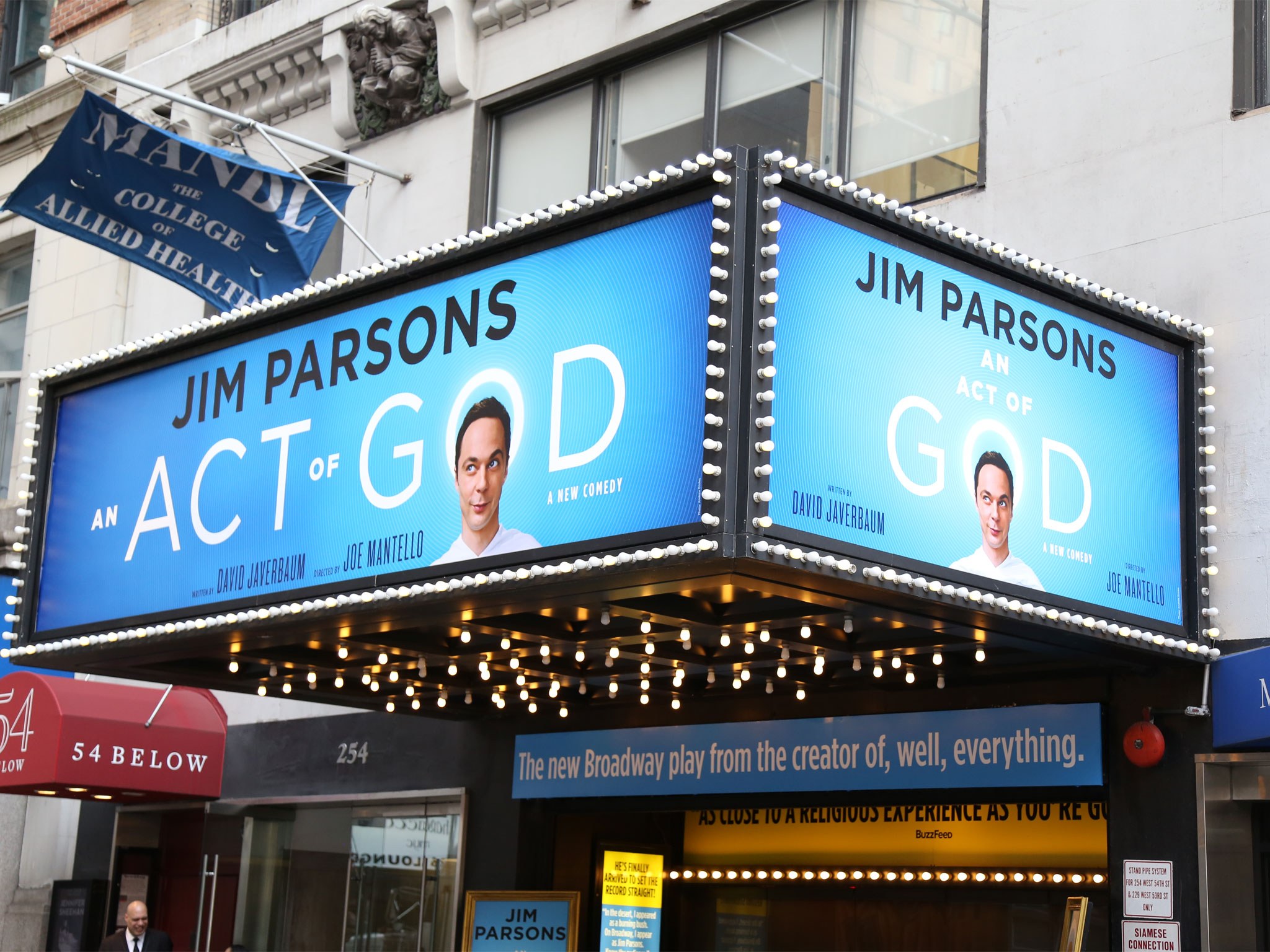 An Act of God (2015, Jim Parsons) Marquee