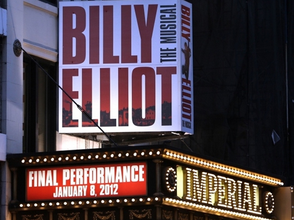 Billy Elliot Marquee at the Imperial Theatre in NYC