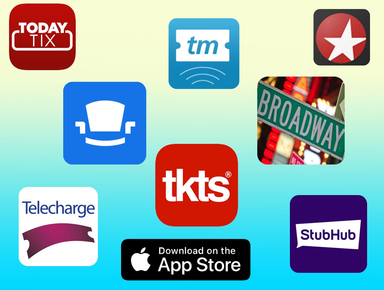 Broadway Ticketing Apps for iPhone and Android