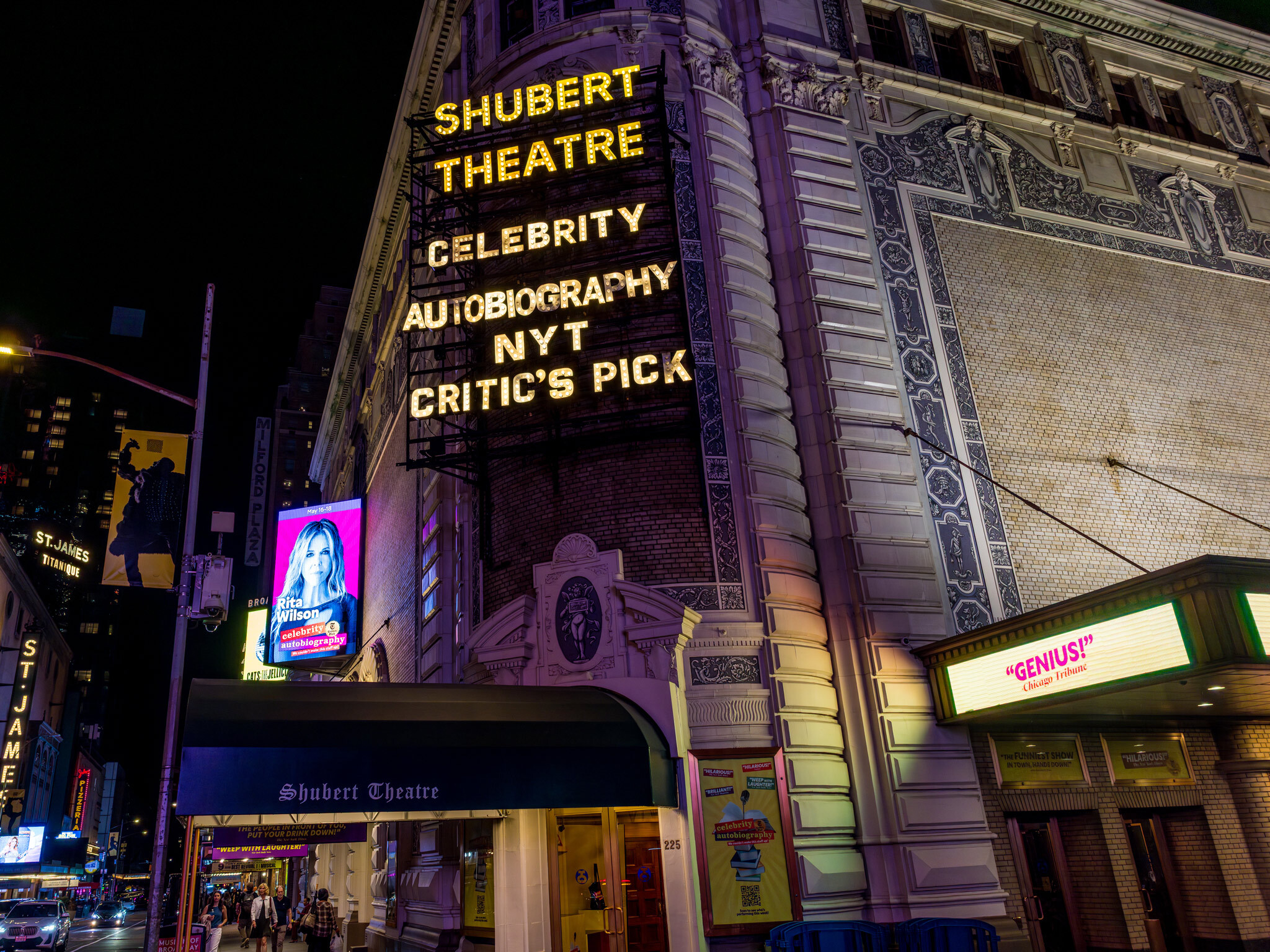 Celebrity Autobiography Marquee