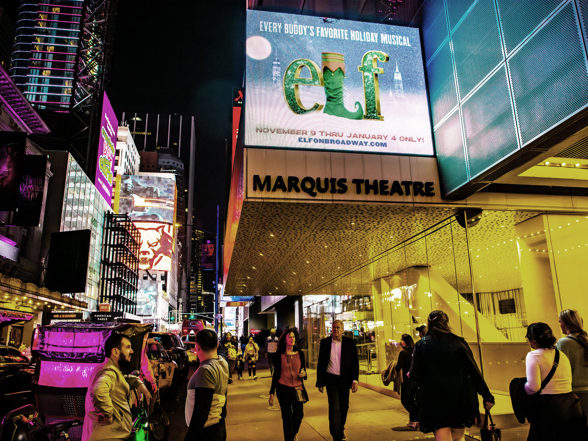 Elf The Musical Marquee