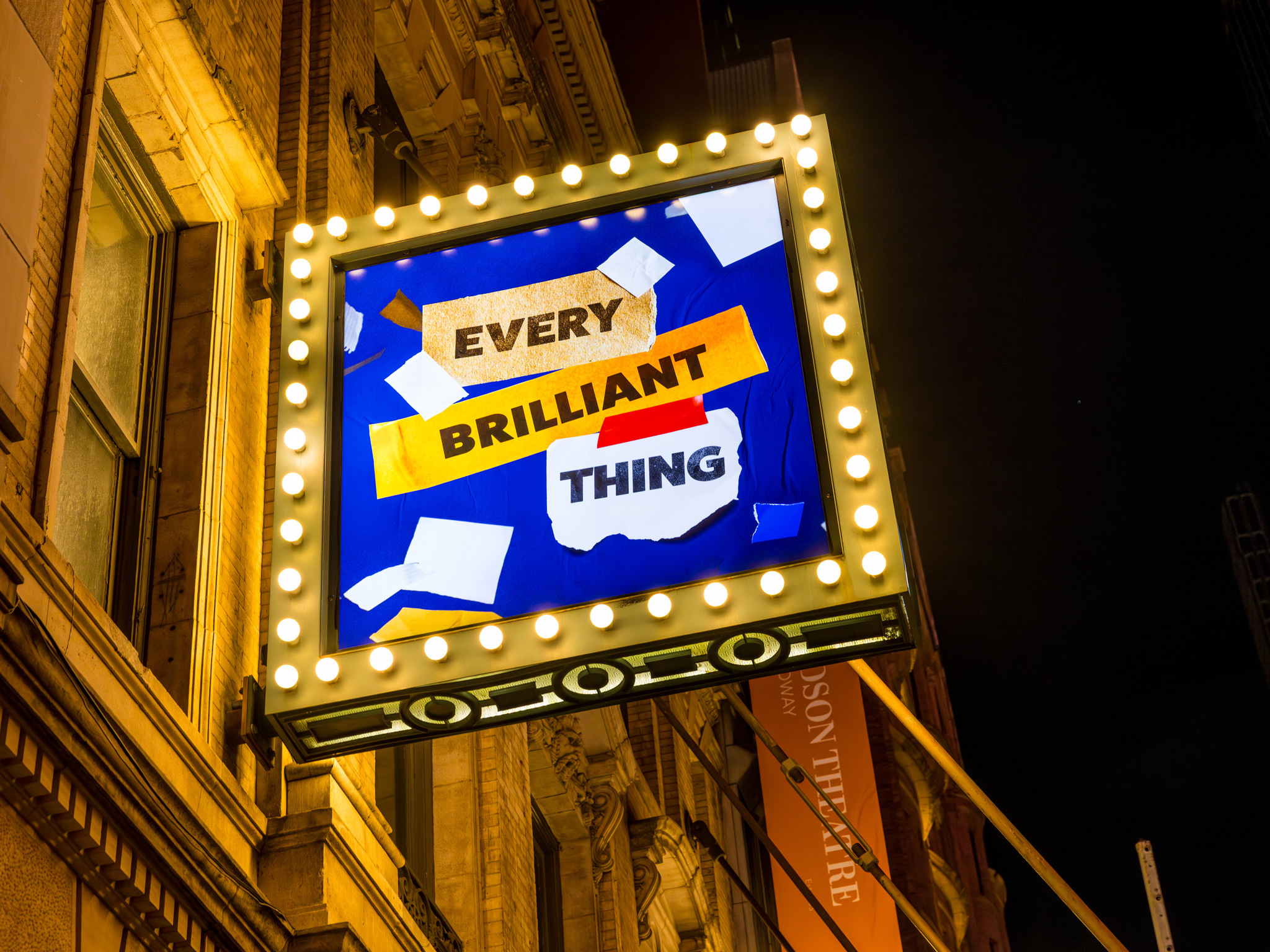 Every Brilliant Thing Marquee