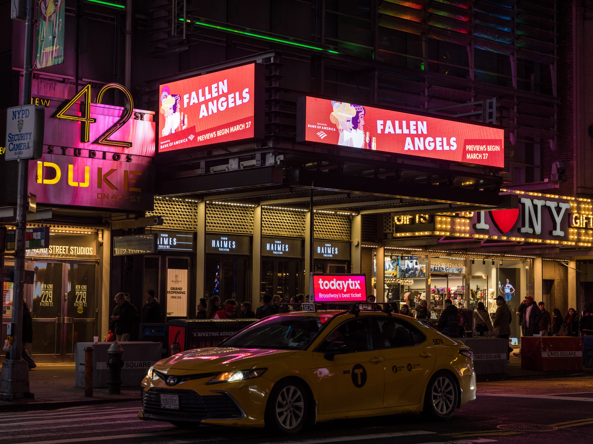 Fallen Angels Marquee