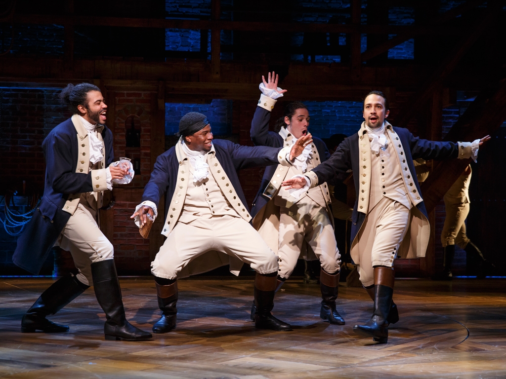 "Hamilton" Begins Previews on Broadway