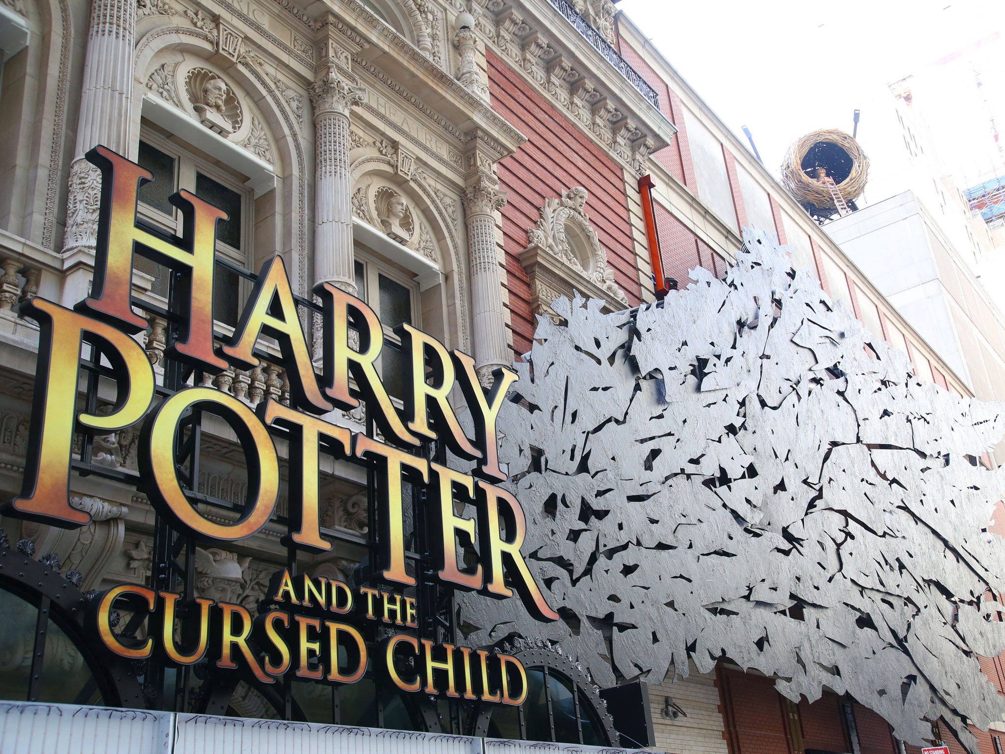 Harry Potter and the Cursed Child Broadway Theatre Marquee