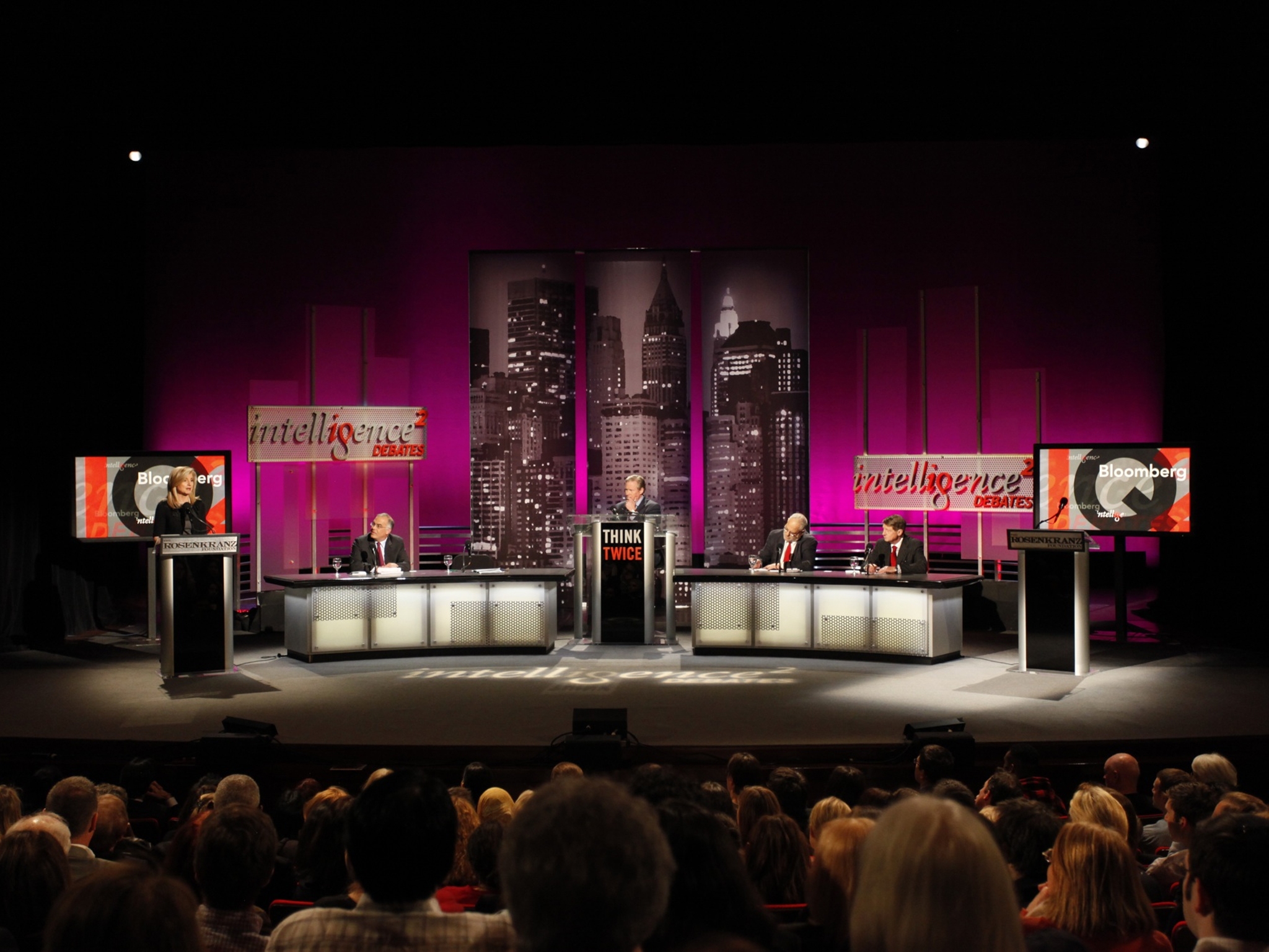 Intelligence Squared Debates in New York City