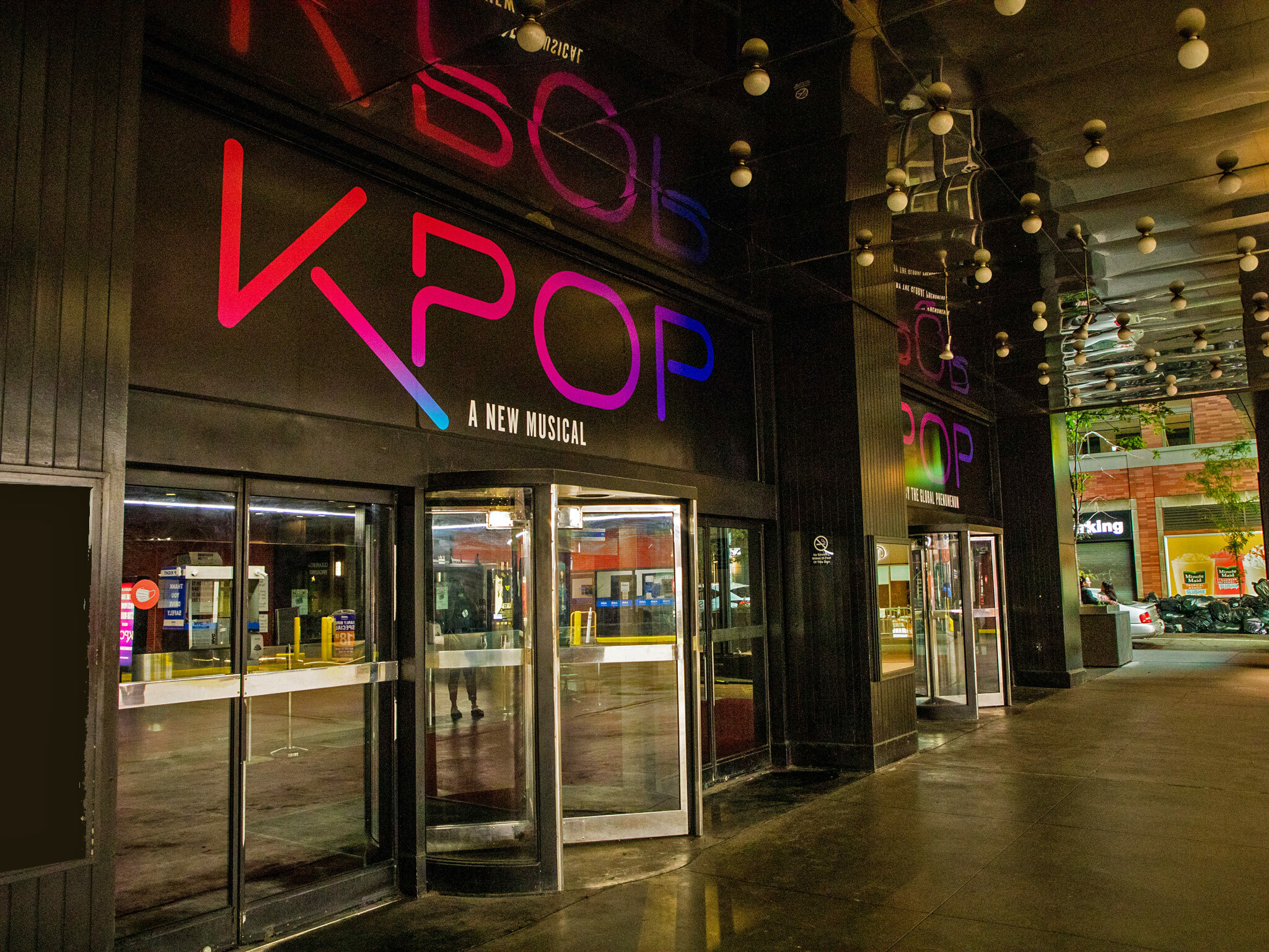KPOP Marquee At The Circle in the Square Theatre in NYC