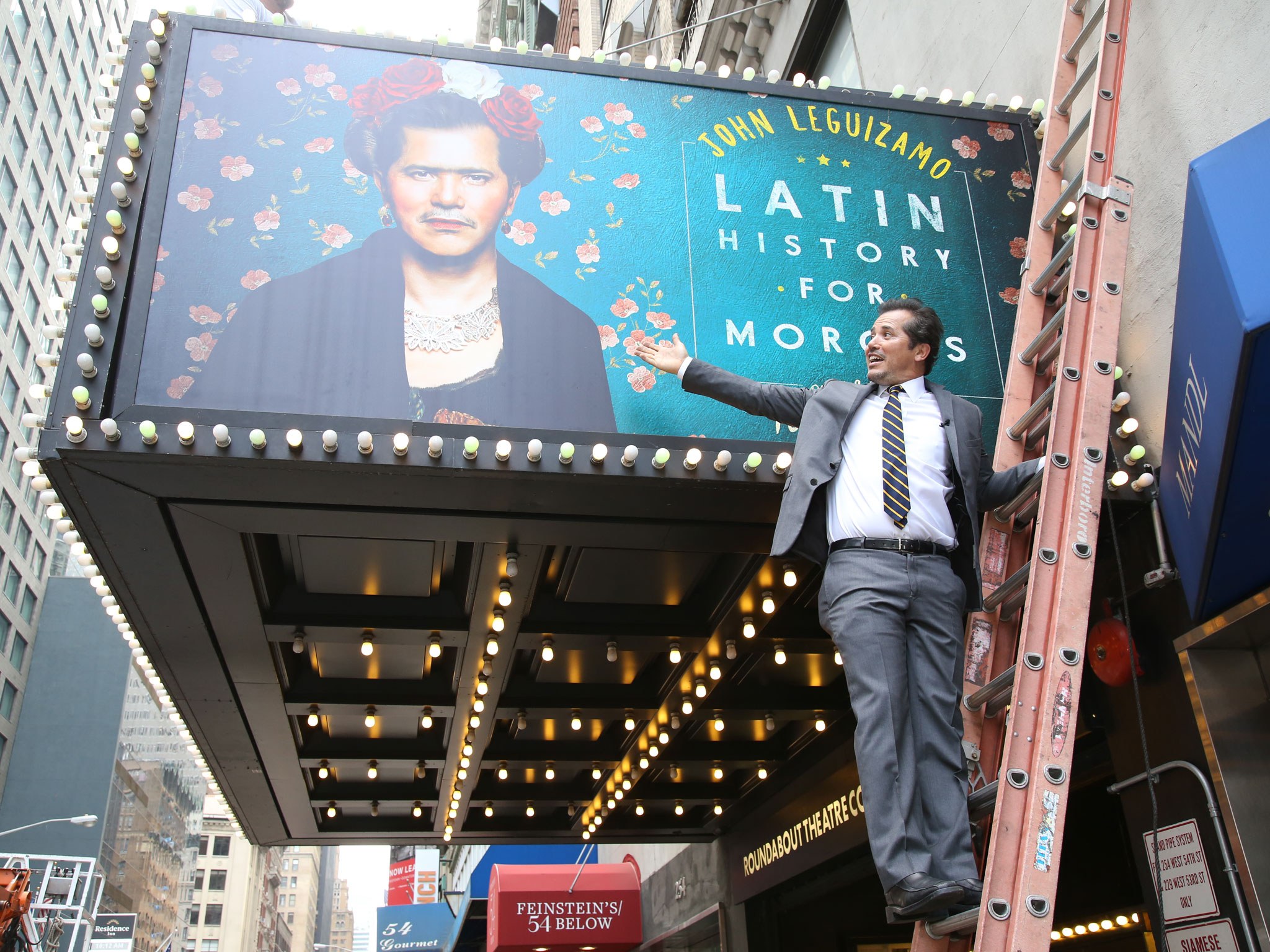 Broadway Show Latin History for Morons Theatre Marquee