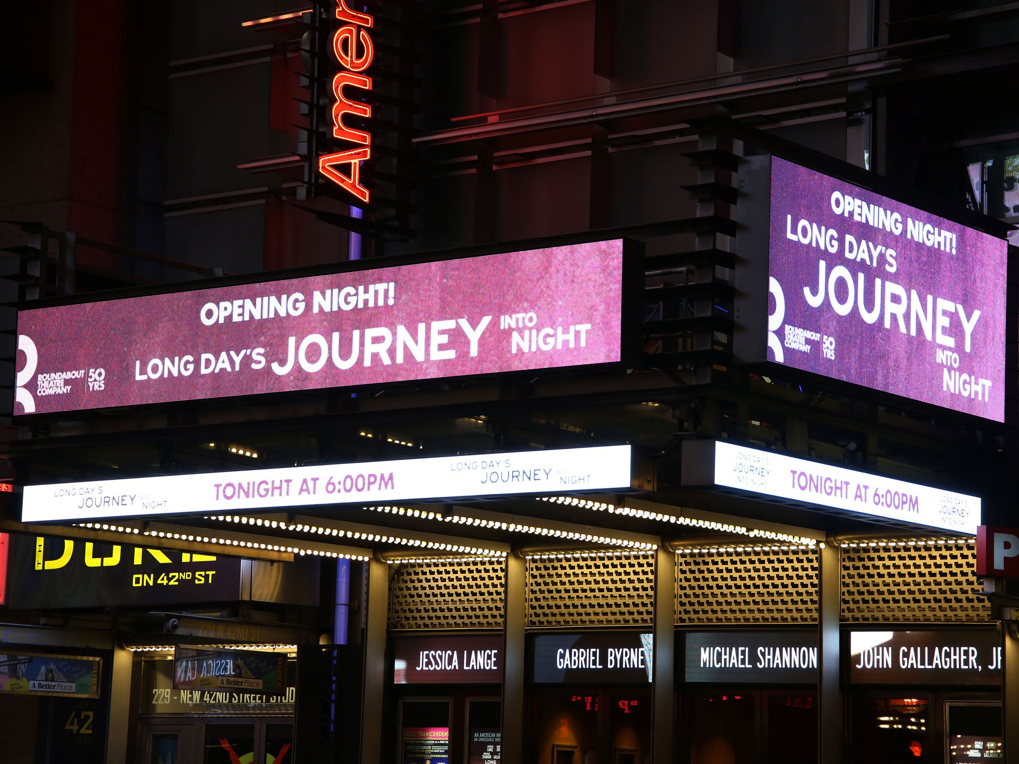Long Day's Journey Into Night Marquee