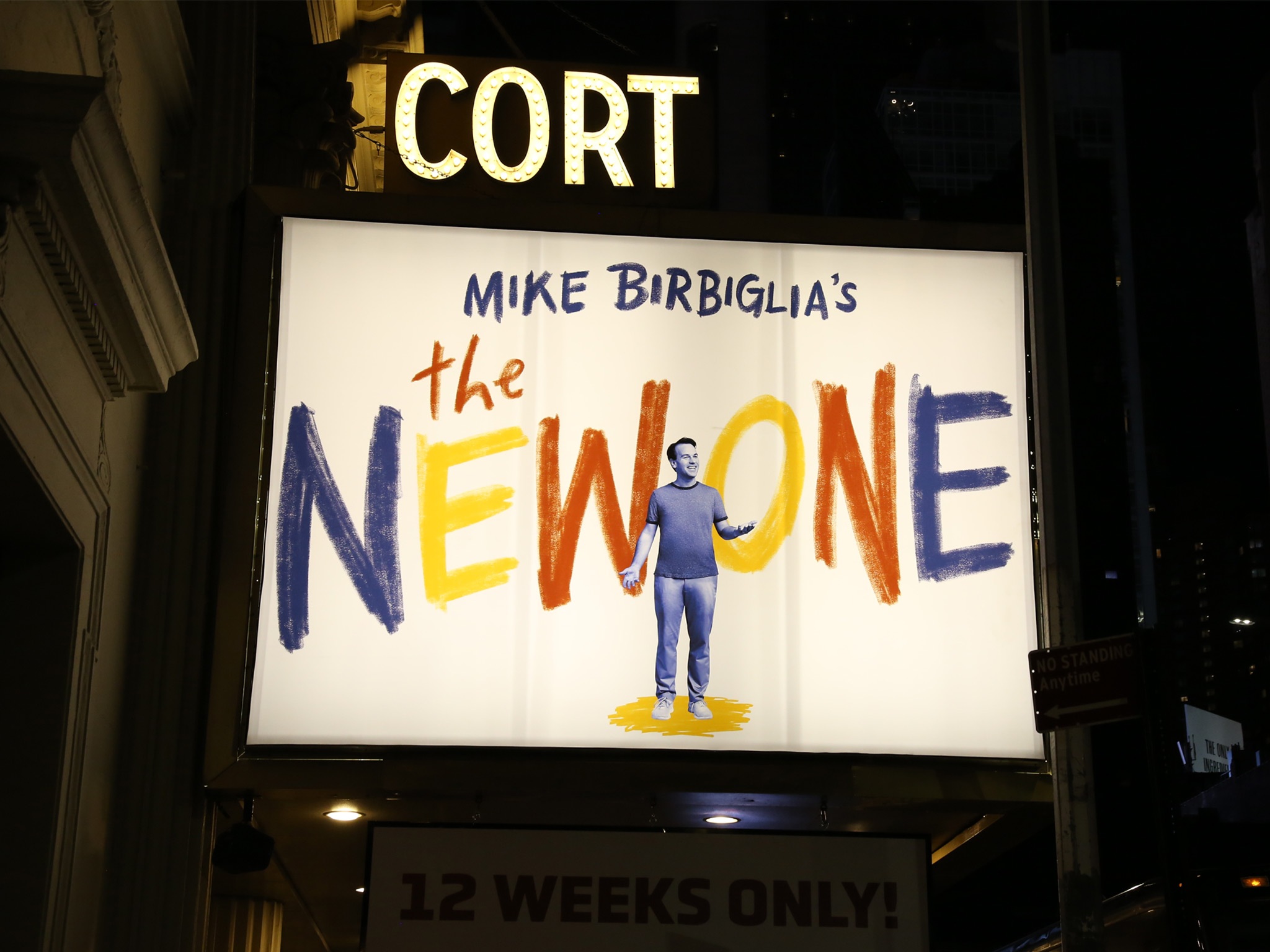 Mike Birbiglia's the Newone Marquee at the Cort Theatre
