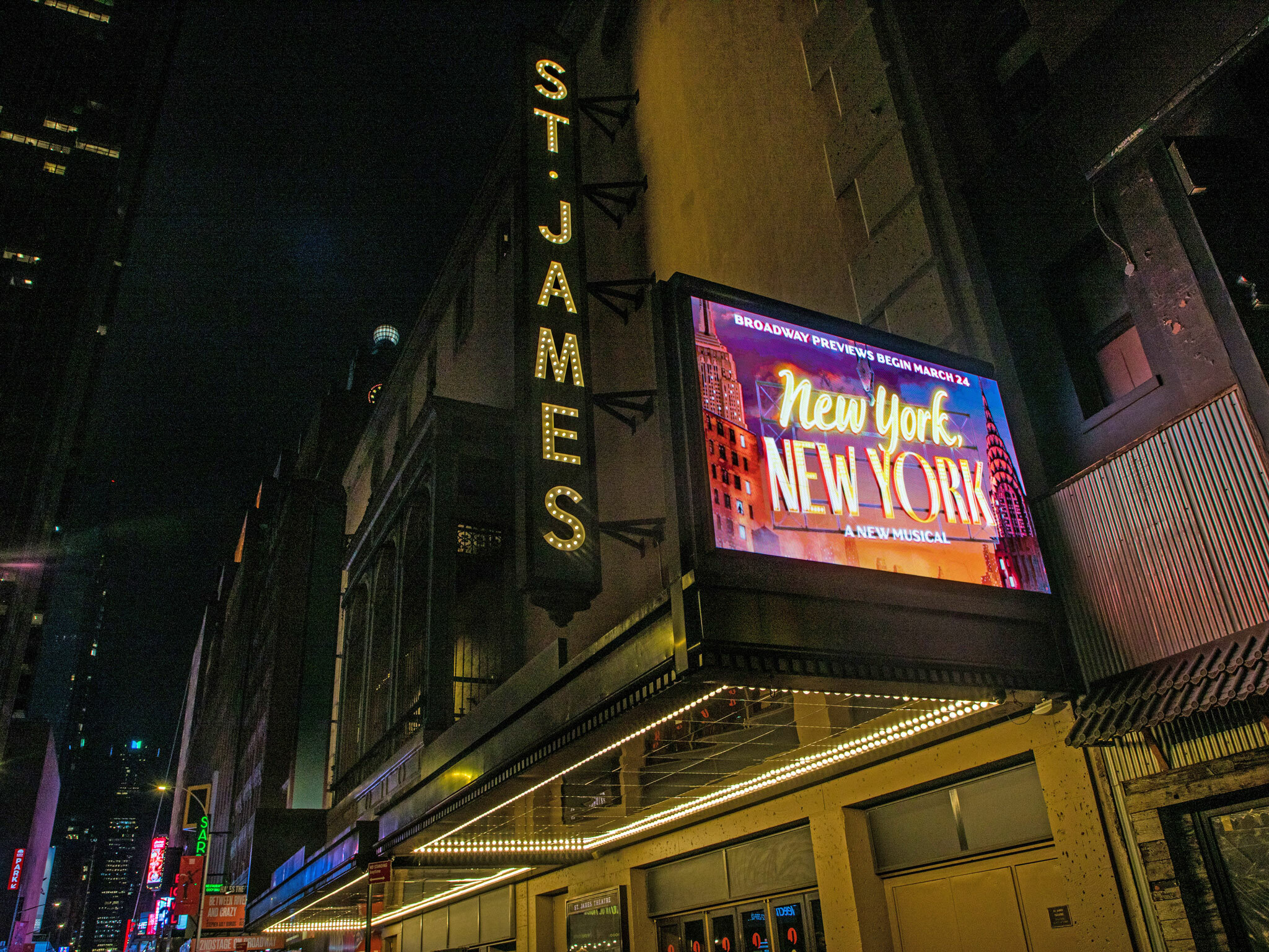 New York, New York Marquee