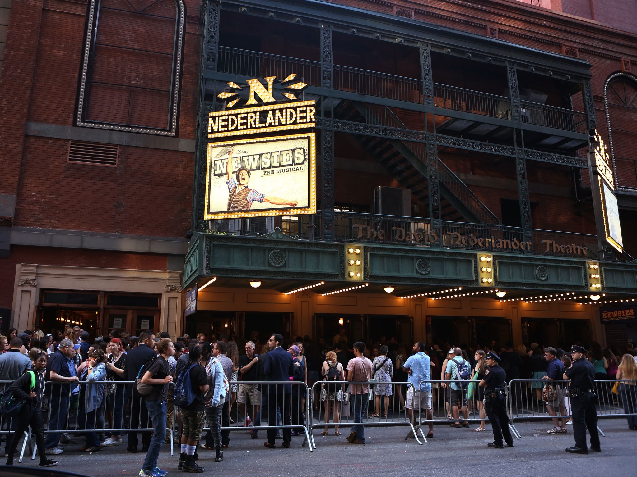 Newsies Marquee