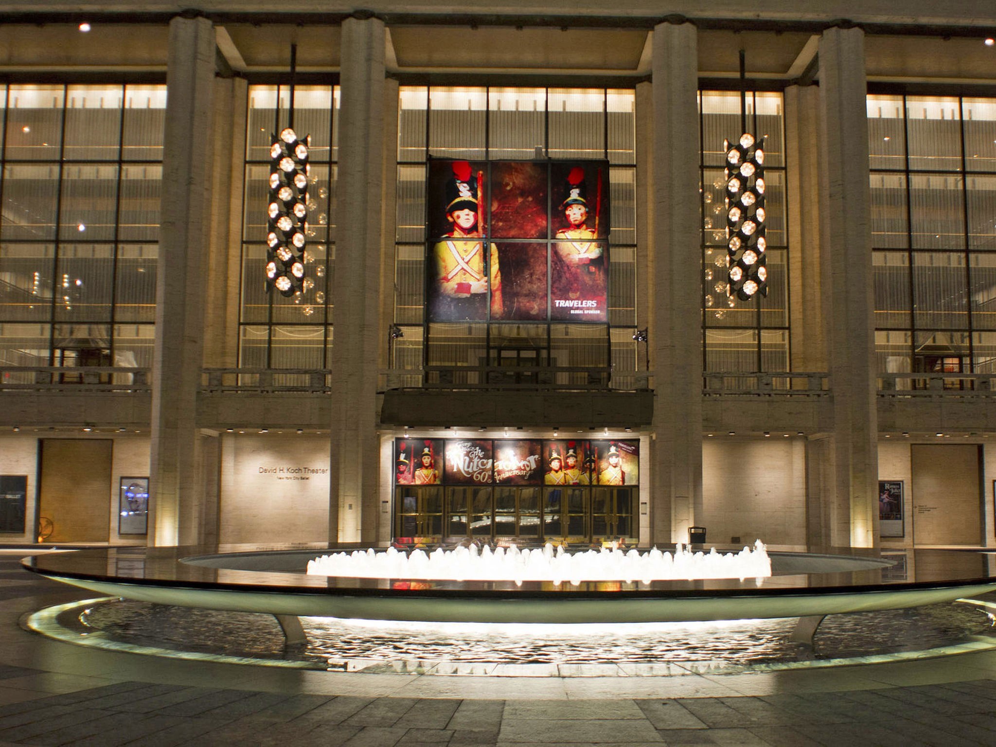 The Nutcracker at The Lincoln Center Marquee