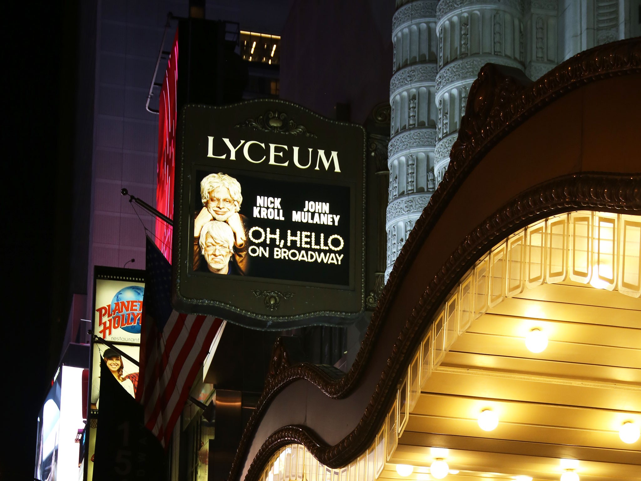 guest stars on oh hello on broadway