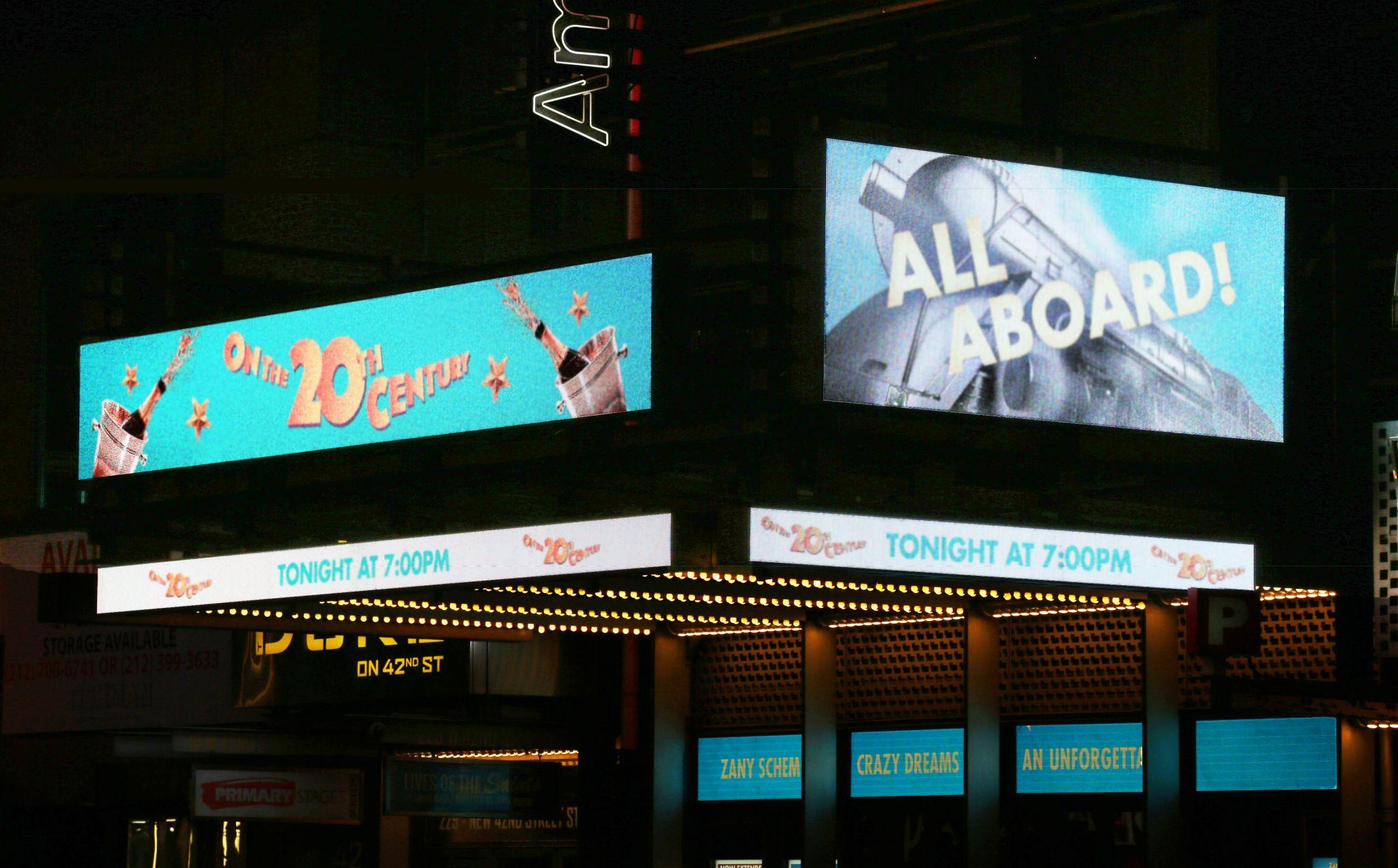 On The Twentieth Century Marquee