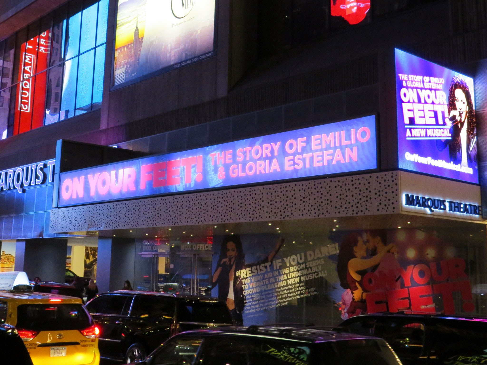 On Your Feet Marquee