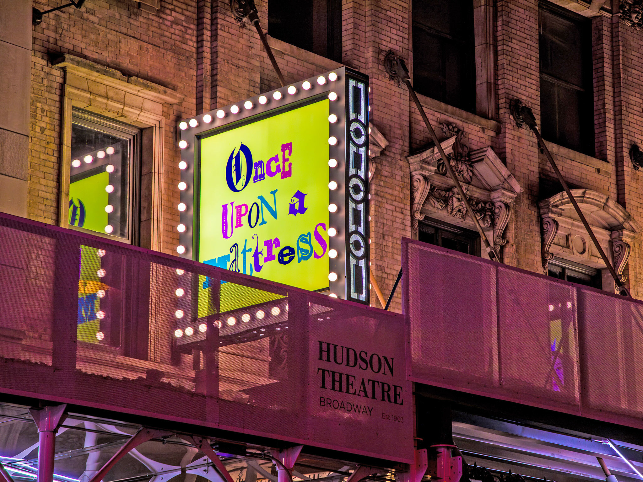 Once Upon a Mattress Marquee