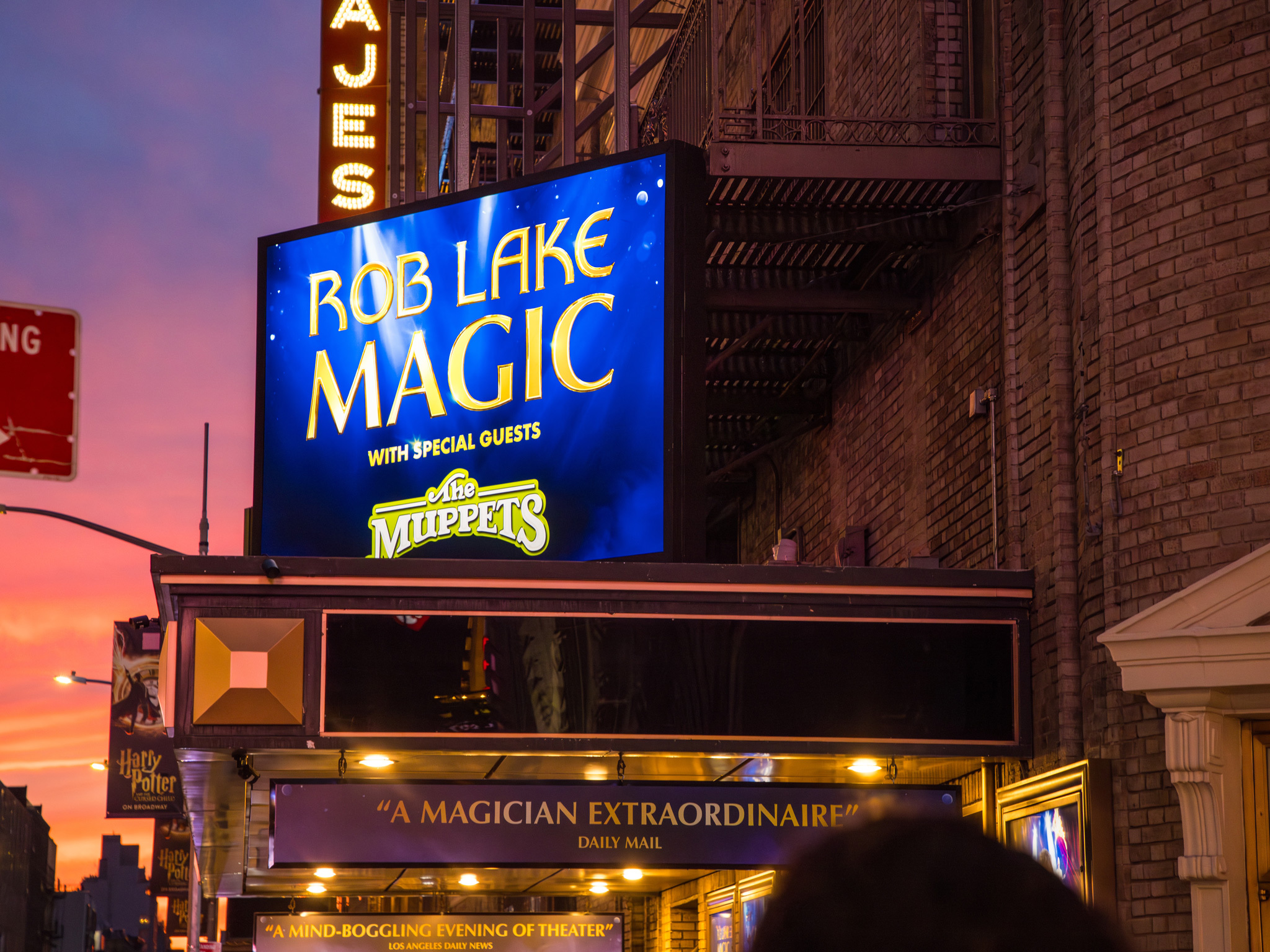 Rob Lake Magic With The Muppets Marquee