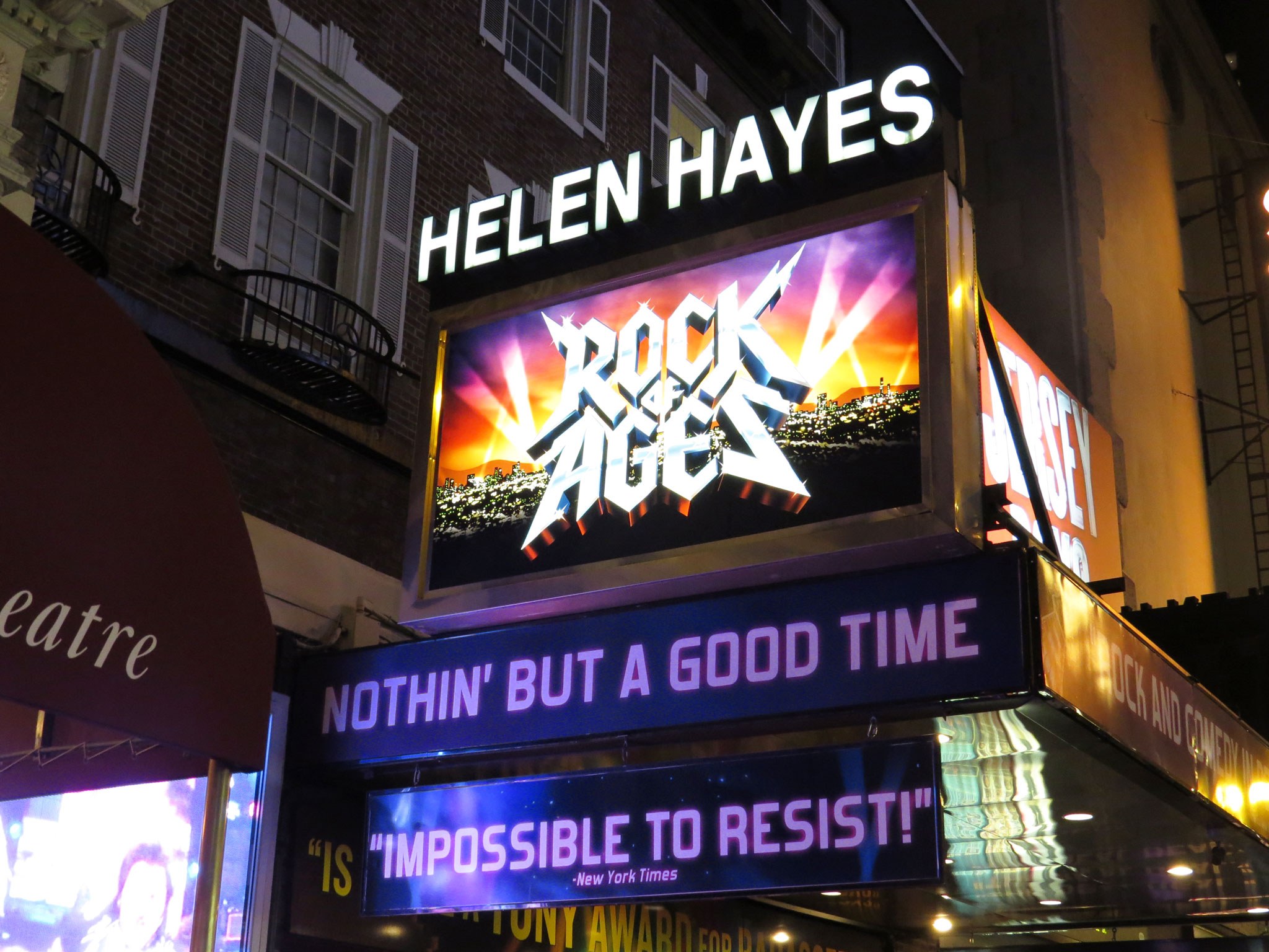 Rock of Ages Marquee
