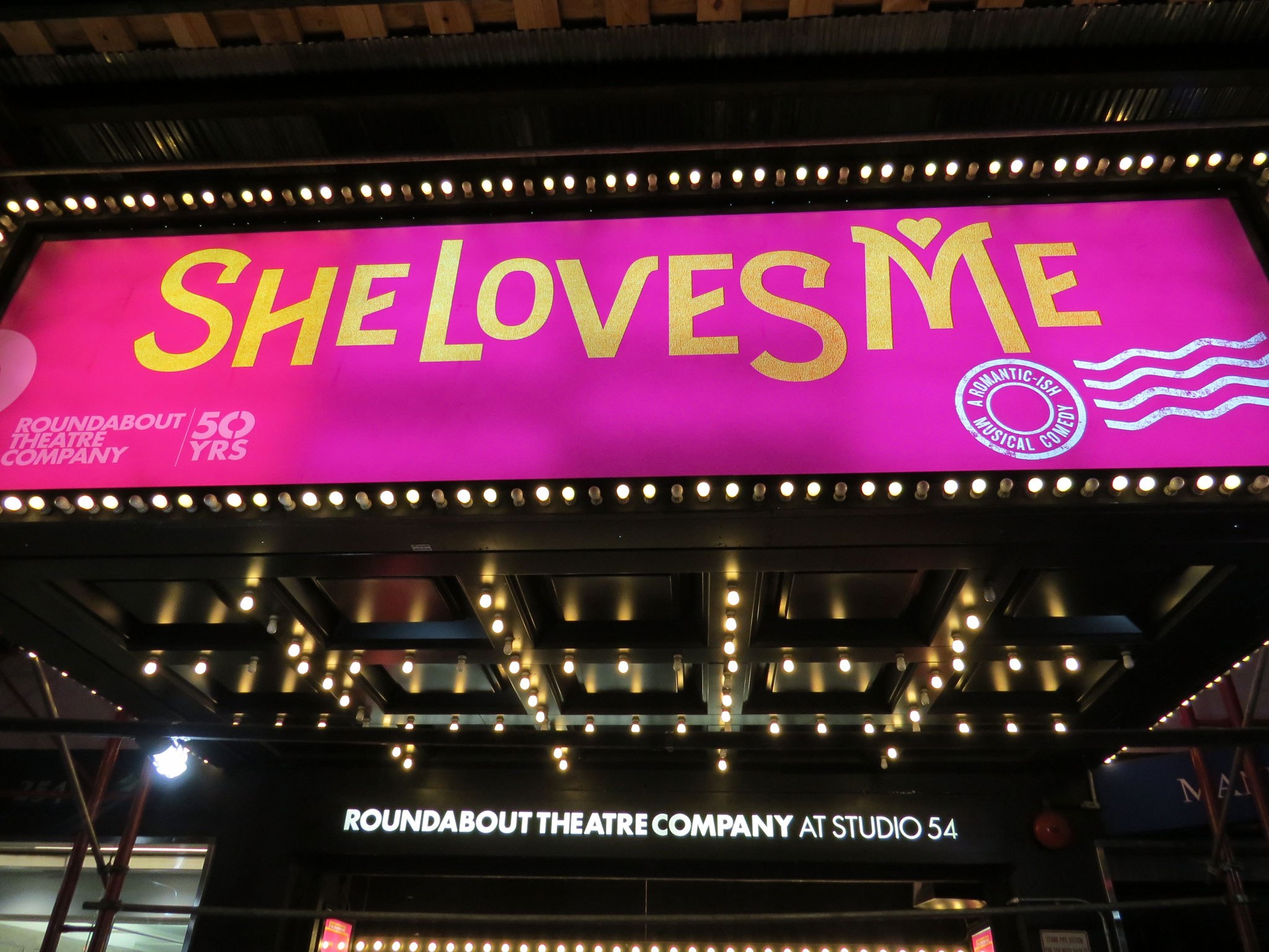 She Loves Me Marquee