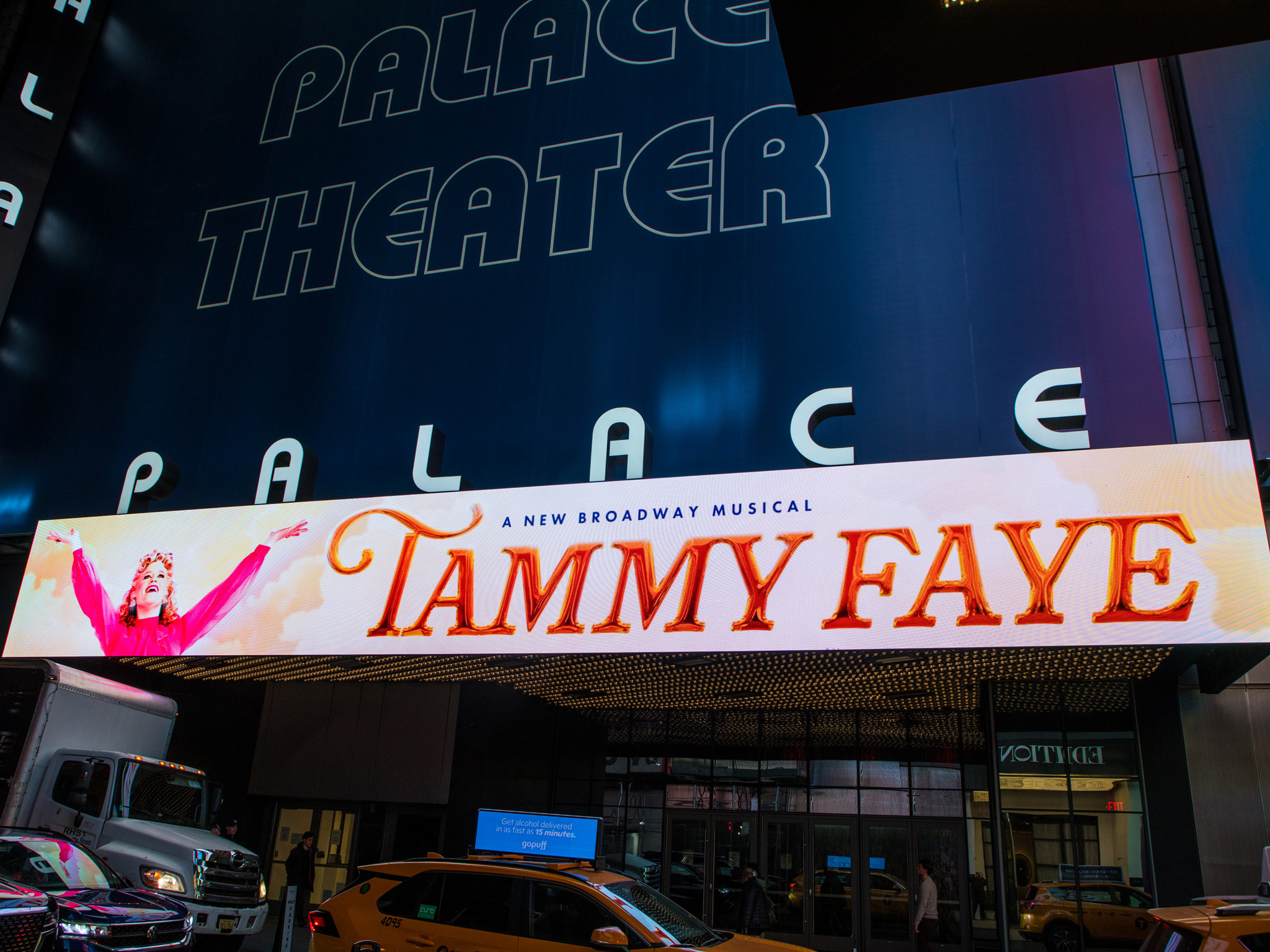 Tammy Faye: The Musical Marquee