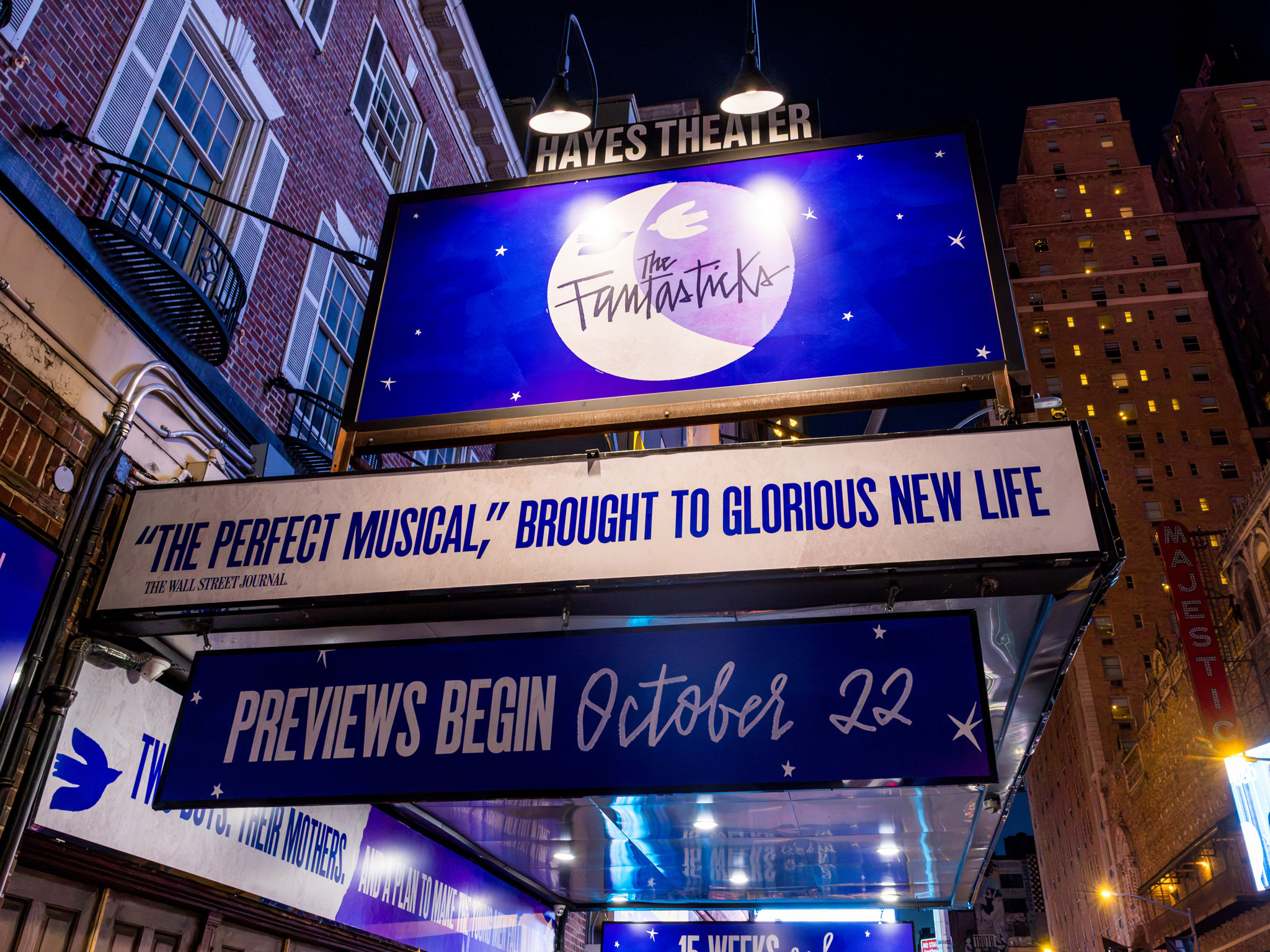 The Fantasticks Marquee