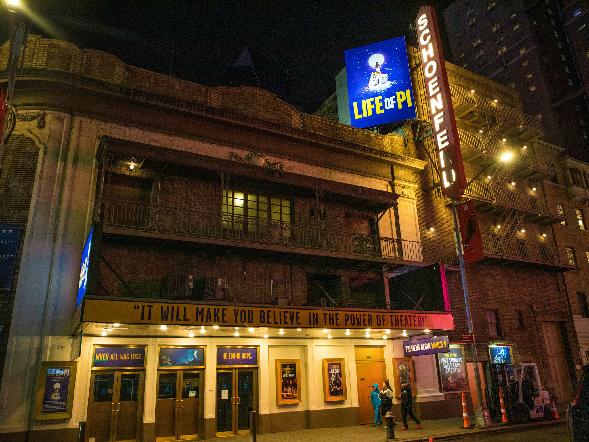 The Life of Pi at the Gerald Schoenfeld Theatre on Broadway