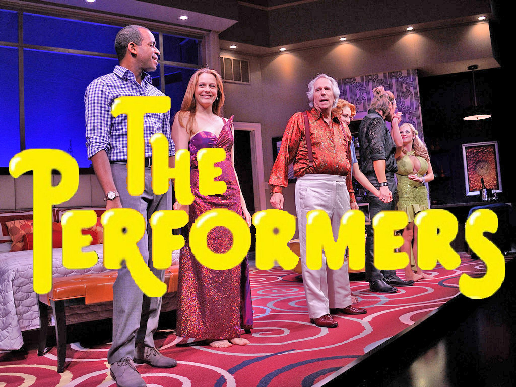 Henry Winkler and Cheyenne Jackson in "The Performers"  - Broadway Show Review