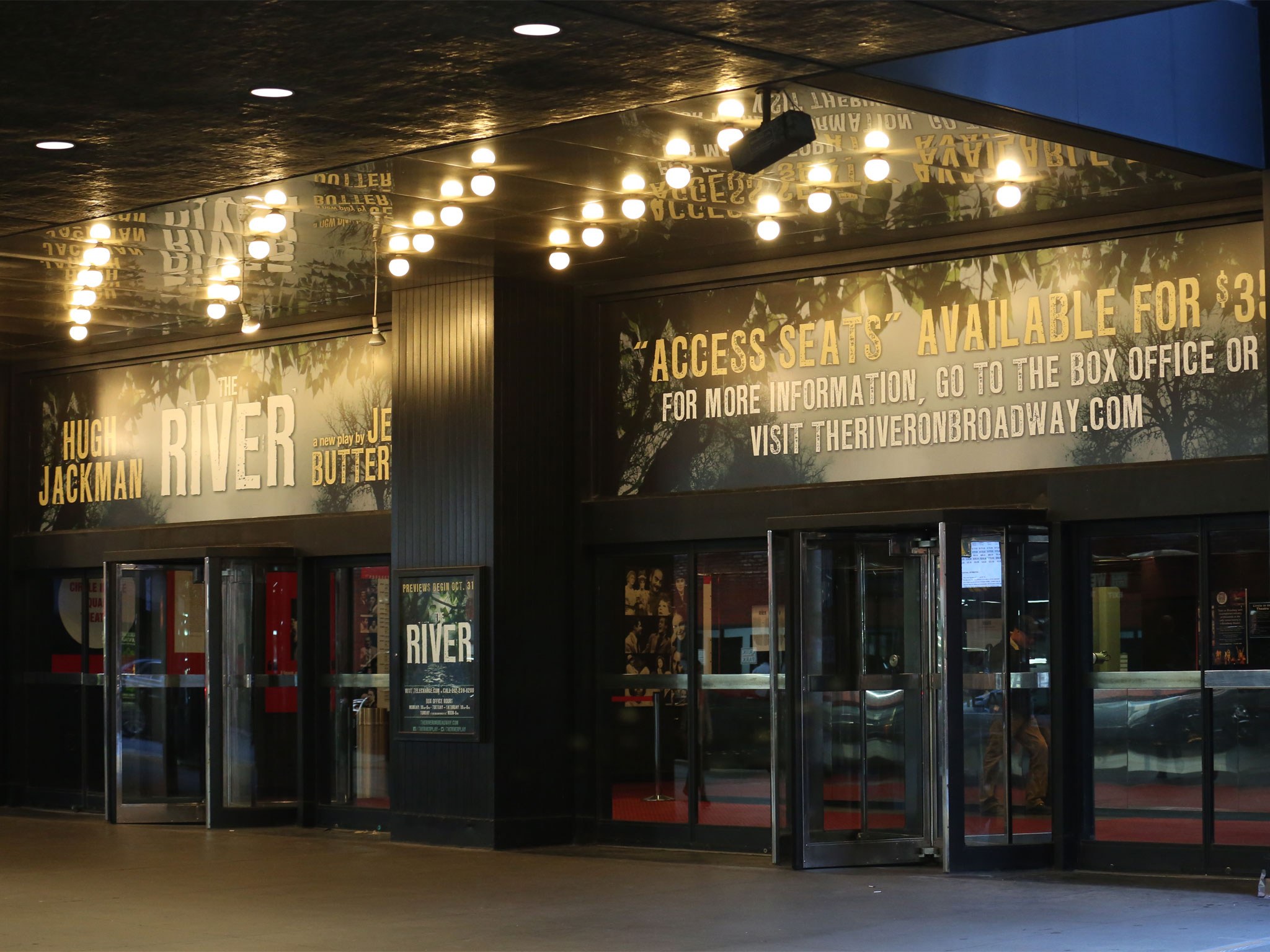 The River Broadway Theatre Front Entrance