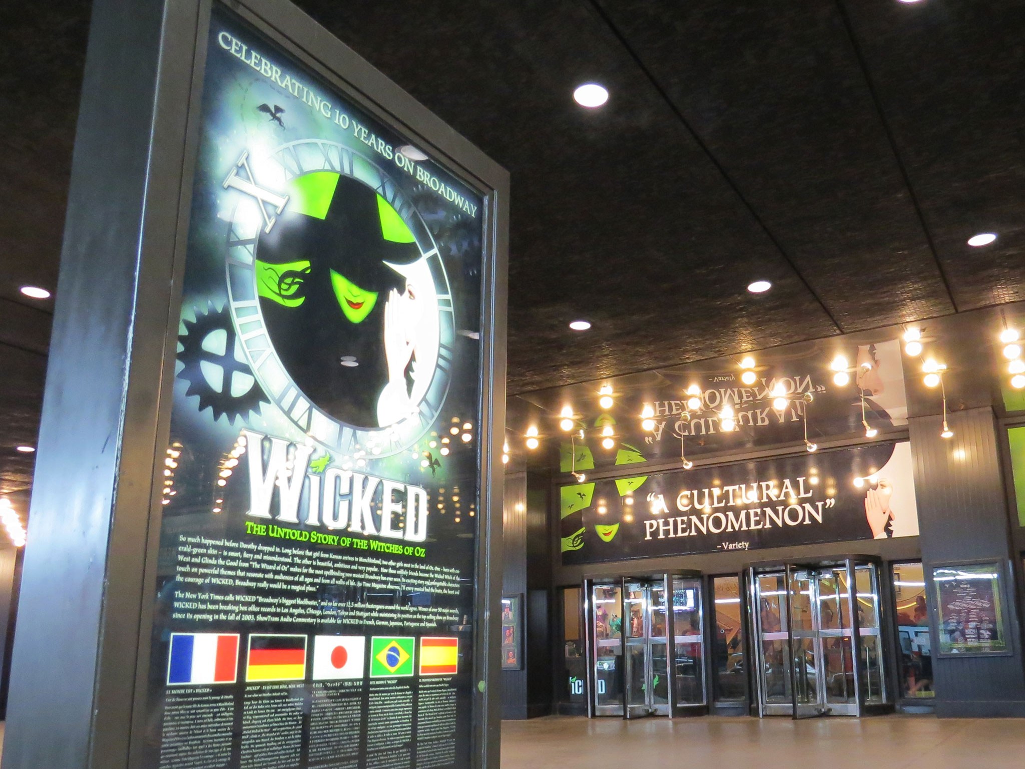 Wicked on Broadway at the Gershwin Theatre