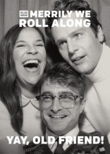 Merrily we roll along poster Poster