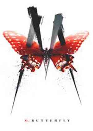 M Butterfly Poster