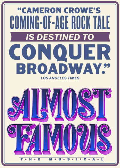 Almost Famous Broadway show