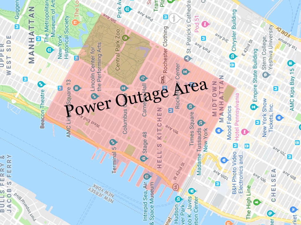 Power Outages New York Map