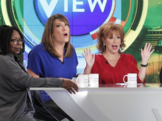 Whoopi Goldberg, Sunny Hostin and Joy Behar on the View