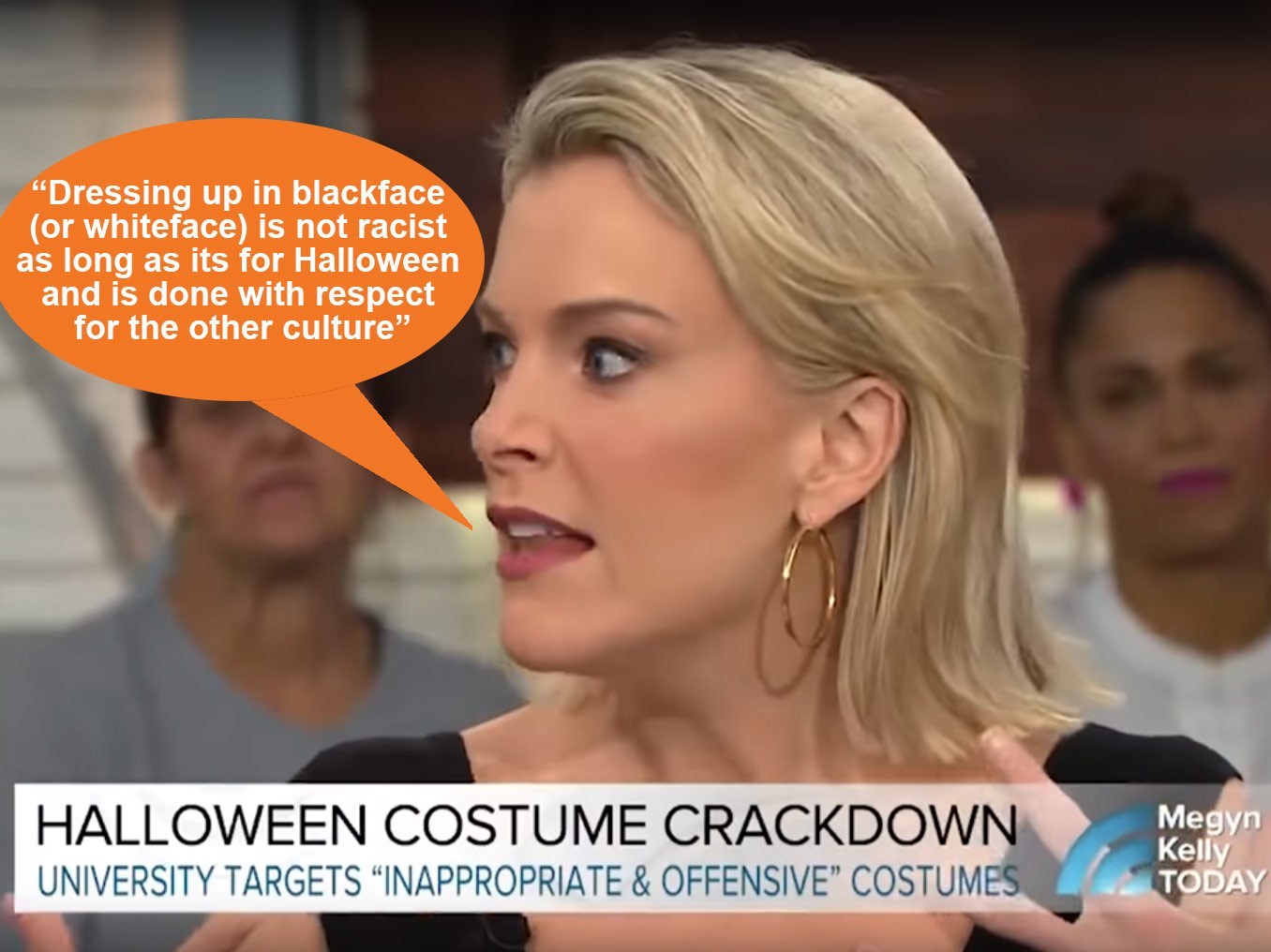 Megyn Kelly's controversial blackface comments