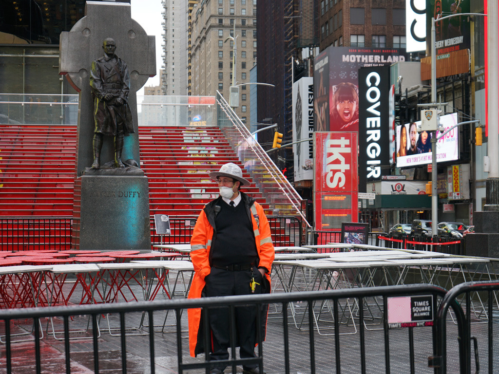 Times Square Closed During Coronavirus