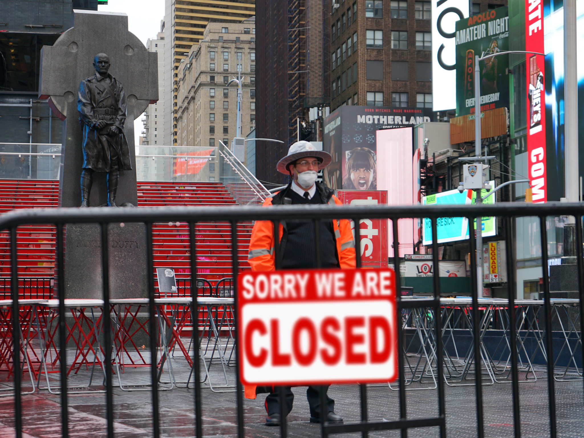 Times Square Broadway Closed