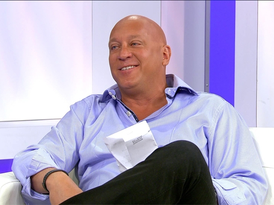 Steve Wilkos sits down on his daytime talk show the Steve Wilkos Show