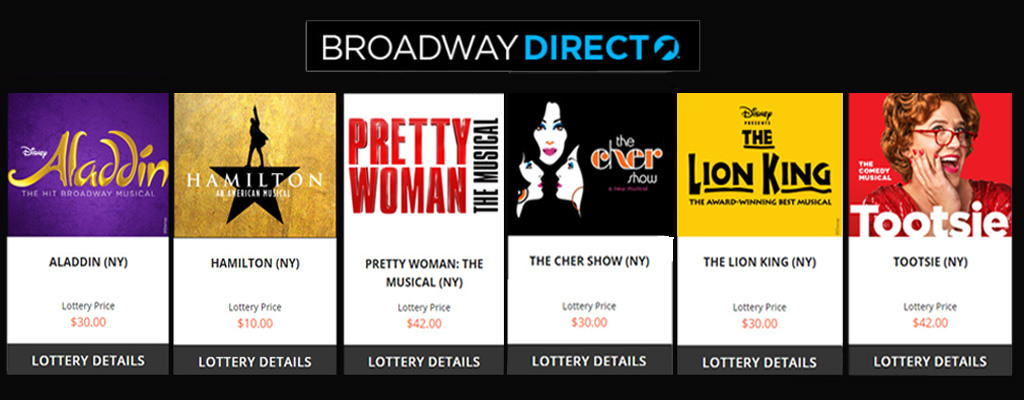 BroadwayDirect Inline Lottery Image