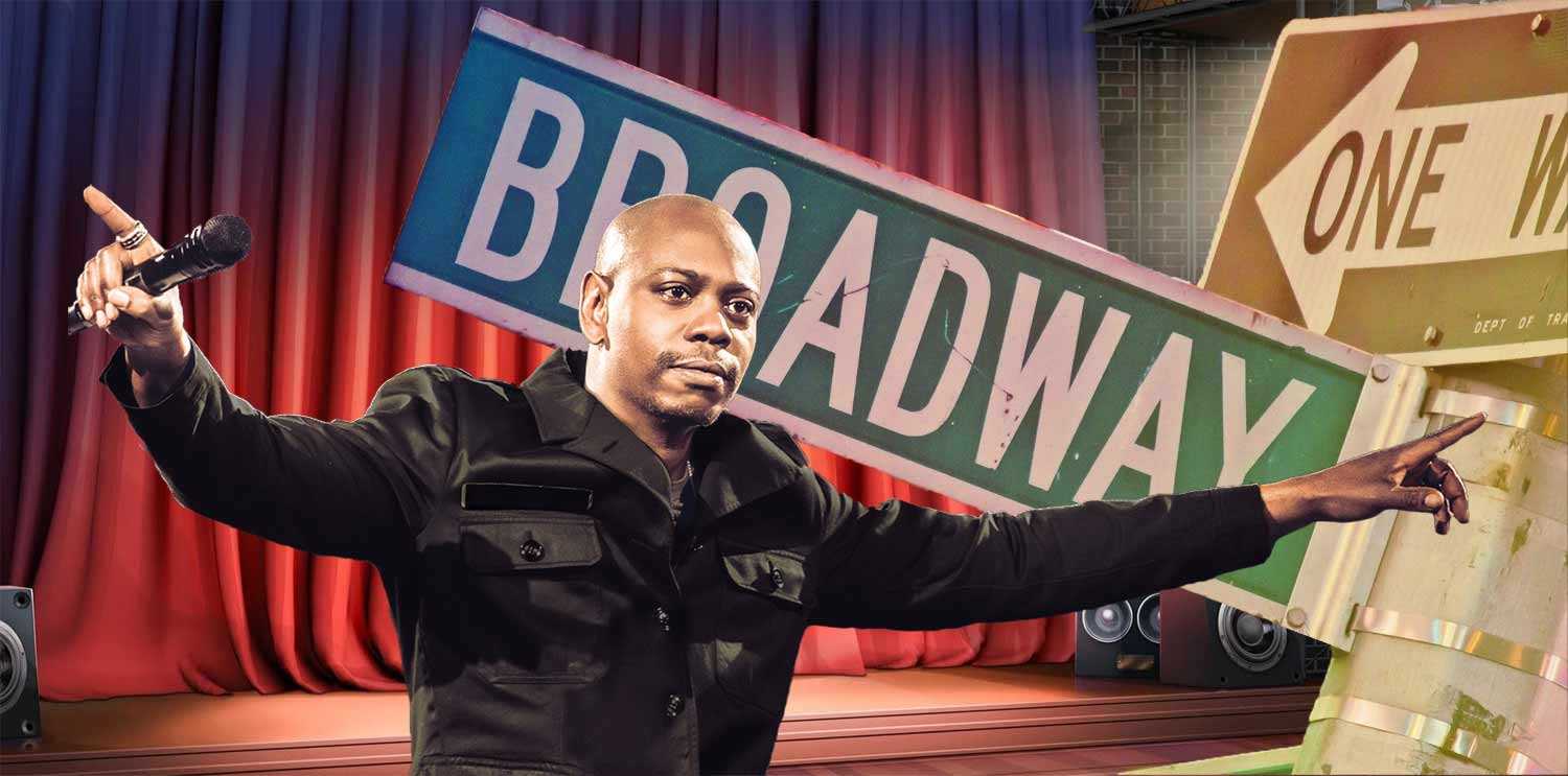 Dave Chappelle on Broadway inline